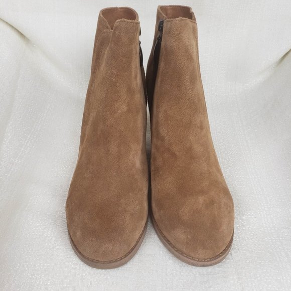 NWOB Franco Fortini Henna Wedge Bootie - Picture 2 of 5